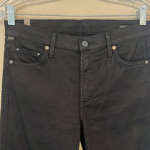 Aritzia Citizens Of Humanity Rocket High Rise Skinny Black Denim Jeans size 29 - Picture 9 of 12